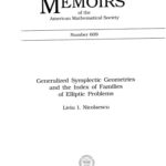 خرید و دانلود نسخه کامل کتاب Generalized Symplectic Geometries and the Index of Families of Elliptic Problems