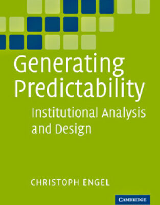 خرید و دانلود نسخه کامل کتاب Generating Predictability: Institutional Analysis and Design