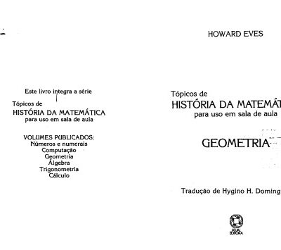 خرید و دانلود نسخه کامل کتاب Geometria: Tópicos de História da Matemática
