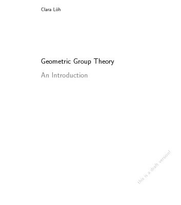 خرید و دانلود نسخه کامل کتاب Geometric Group Theory: An Introduction
