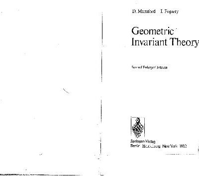 خرید و دانلود نسخه کامل کتاب Geometric Invariant Theory