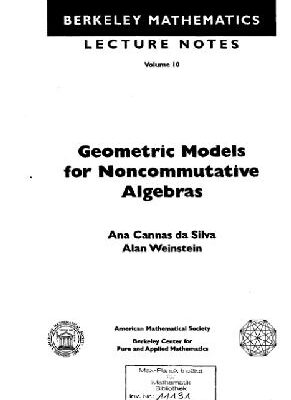 خرید و دانلود نسخه کامل کتاب Geometric models for noncommutative algebras