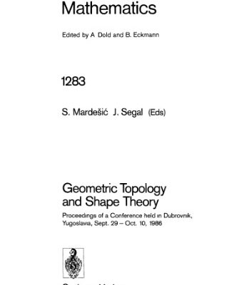 خرید و دانلود نسخه کامل کتاب Geometric Topology and Shape Theory