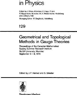 خرید و دانلود نسخه کامل کتاب Geometrical and Topological Methods in Gauge Theories