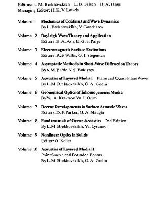 خرید و دانلود نسخه کامل کتاب Geometrical optics of inhomogeneous media