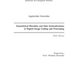 خرید و دانلود نسخه کامل کتاب Geometrical Wavelets and their Generalization in digital image coding and processing