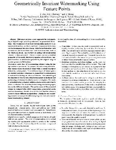 خرید و دانلود نسخه کامل کتاب Geometrically Invariant Watermarking Using Feature Points_68ab47d3c510f.jpeg خرید و دانلود نسخه کامل کتاب Geometrically Invariant Watermarking Using Feature Points