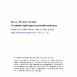 خرید و دانلود نسخه کامل کتاب Geometrie algebrique et geometrie analytique