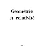 خرید و دانلود نسخه کامل کتاب Geometrie et relativite