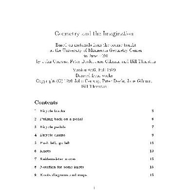 خرید و دانلود نسخه کامل کتاب Geometry and the imagination