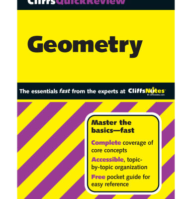 خرید و دانلود نسخه کامل کتاب Geometry. Cliffs Quick Review