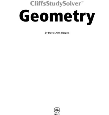 خرید و دانلود نسخه کامل کتاب Geometry (CliffsStudySolver)