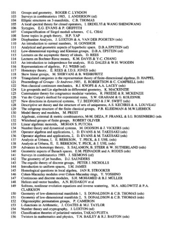 خرید و دانلود نسخه کامل کتاب Geometry of Low-Dimensional Manifolds, Vol. 2: Symplectic Manifolds and Jones-Witten Theory_68ab7014e4b77.jpeg خرید و دانلود نسخه کامل کتاب Geometry of Low-Dimensional Manifolds, Vol. 2: Symplectic Manifolds and Jones-Witten Theory