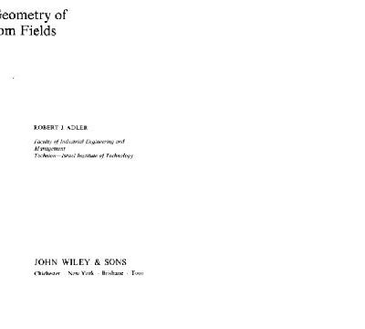 خرید و دانلود نسخه کامل کتاب Geometry of random fields