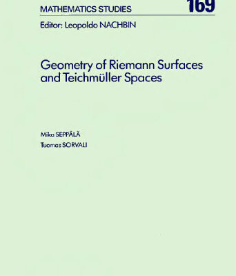 خرید و دانلود نسخه کامل کتاب Geometry of Riemann Surfaces and Teichmüller Spaces
