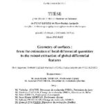 خرید و دانلود نسخه کامل کتاب Geometry of surfaces: estimation of local differential quantities and extraction of global features