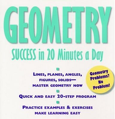 خرید و دانلود نسخه کامل کتاب Geometry Success in 20 Minutes a Day