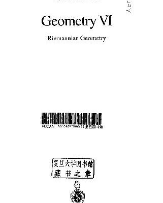 خرید و دانلود نسخه کامل کتاب Geometry VI: Riemannian Geometry