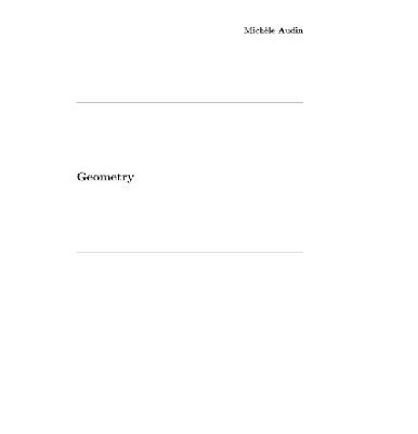 خرید و دانلود نسخه کامل کتاب Geometry
