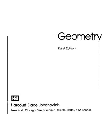 خرید و دانلود نسخه کامل کتاب Geometry