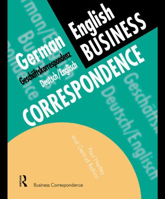 خرید و دانلود نسخه کامل کتاب German English Business Correspondence (Languages for Business)