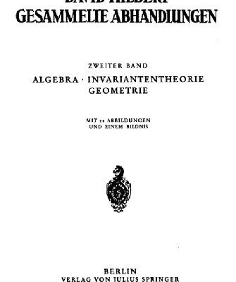 خرید و دانلود نسخه کامل کتاب Gesammelte Abhandlungen. Algebra, Invariantentheorie, Geometrie