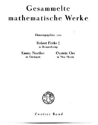 خرید و دانلود نسخه کامل کتاب Gesammelte mathematische Werke 2