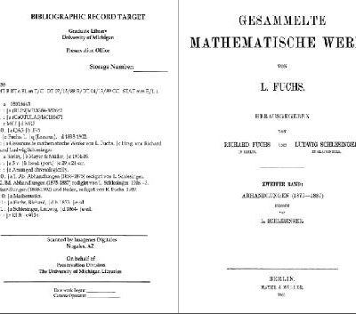خرید و دانلود نسخه کامل کتاب Gesammelte mathematische Werke
