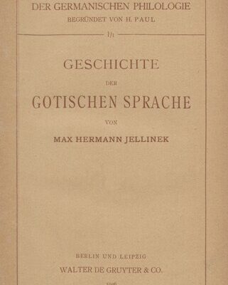 خرید و دانلود نسخه کامل کتاب Geschichte der gotischen Sprache