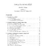 خرید و دانلود نسخه کامل کتاب Gettings started with LaTeX