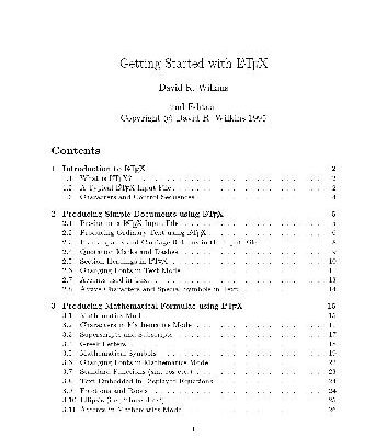 خرید و دانلود نسخه کامل کتاب Gettings started with LaTeX