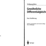 خرید و دانلود نسخه کامل کتاب Gewoehnliche Differentialgleichungen
