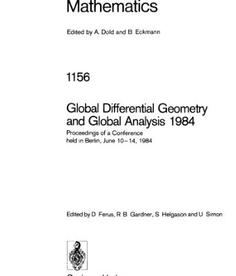 خرید و دانلود نسخه کامل کتاب Global Differential Geometry and Global Analysis 1984