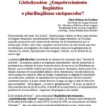 خرید و دانلود نسخه کامل کتاب Globalización: ¿Empobrecimiento lingüístico o plurilingüismo enriquecedor?