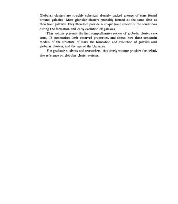 خرید و دانلود نسخه کامل کتاب Globular Cluster Systems (Cambridge Astrophysics)