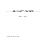 خرید و دانلود نسخه کامل کتاب GR short course