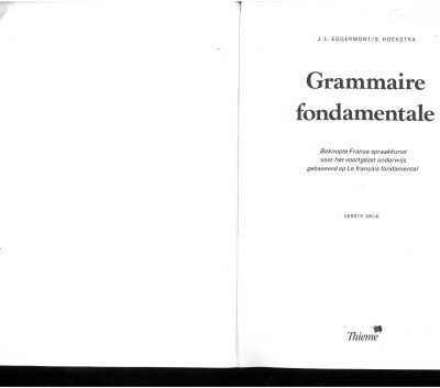 خرید و دانلود نسخه کامل کتاب Grammaire fondamentale – Beknopte Franse sprakkunst voor het voortgezet onderwijs