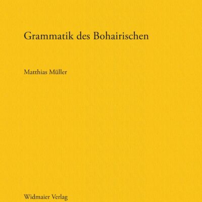 خرید و دانلود نسخه کامل کتاب Grammatik des Bohairischen