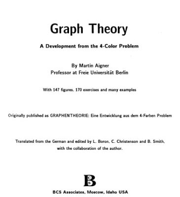 خرید و دانلود نسخه کامل کتاب Graph theory: a development from the 4-color problem