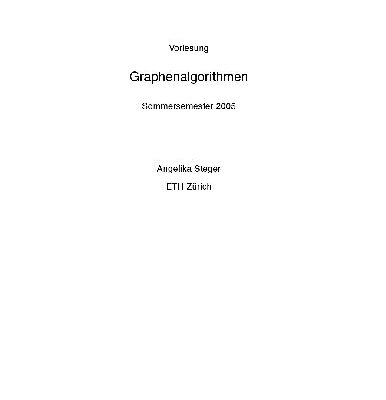 خرید و دانلود نسخه کامل کتاب Graphenalgorithmen 001