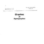 خرید و دانلود نسخه کامل کتاب Graphes et hypergraphes