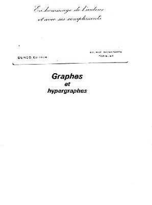 خرید و دانلود نسخه کامل کتاب Graphes et hypergraphes