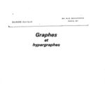 خرید و دانلود نسخه کامل کتاب Graphes et hypergraphes