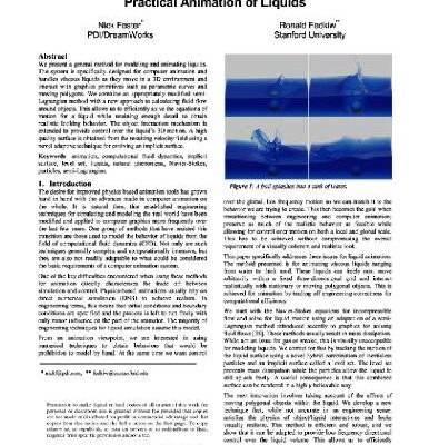 خرید و دانلود نسخه کامل کتاب Graphical simulation of fluid flows
