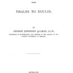 خرید و دانلود نسخه کامل کتاب Greek geometry. From Thales to Euqlid