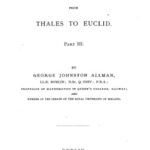 خرید و دانلود نسخه کامل کتاب Greek geometry. From Thales to Euqlid