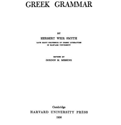 خرید و دانلود نسخه کامل کتاب Greek grammar