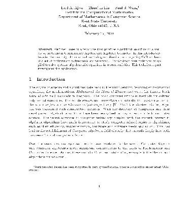 خرید و دانلود نسخه کامل کتاب Groebner bases algorithm: an introduction