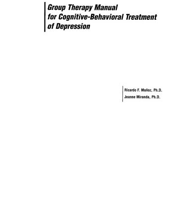 خرید و دانلود نسخه کامل کتاب Group Therapy Manual for Cognitive Behavioral Treatment of Depression (MR-1198 4)