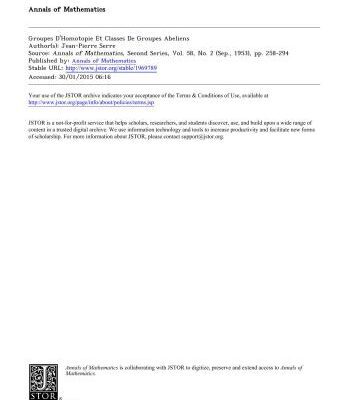 خرید و دانلود نسخه کامل کتاب Groupes d’homotopie et classes de groupes abelien